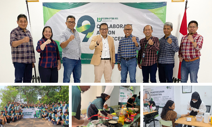  Sukses Bersama dalam Rangkaian Perayaan Hut Ke-9 PT Pesonna Optima Jasa Collaborate Action To Success